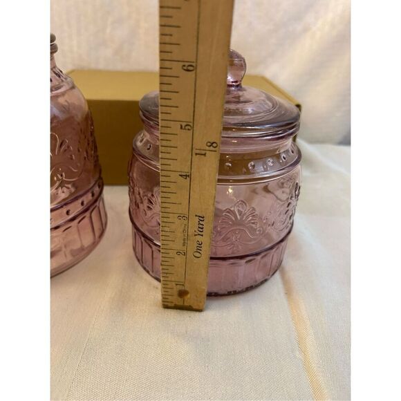 2 Pioneer Woman Rose Canisters Cottage Core Country Kitchen set - Picture 6 of 9